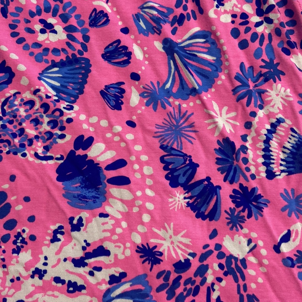 Lilly Pulitzer Maxi  Vibrant Pink and Blue Dress size XL BNWOT see all photos - Picture 8 of 16